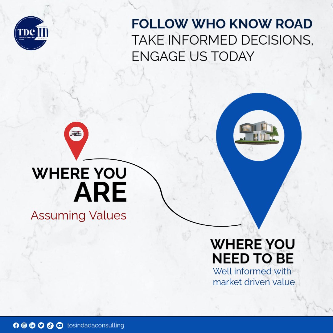 Valuers drive informed decision-making on real estate investments, infrastructure, and urban development projects through comprehensive valuation reports, market analysis, and feasibility studies focused on sustainability.

Call us today on 08152800125