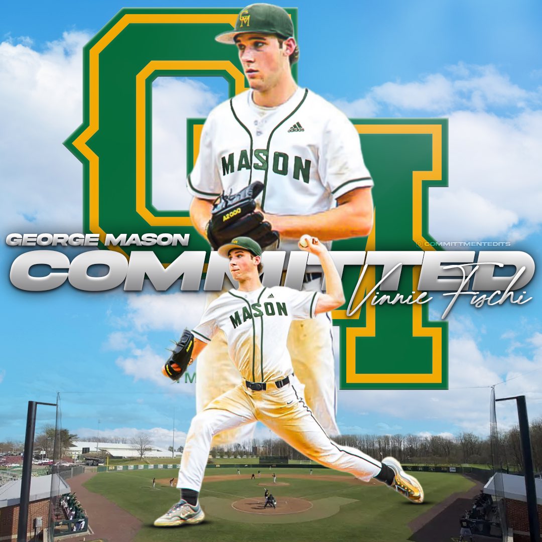 VinnieFischi's tweet photo. I am excited to announce my commitment to George Mason University to continue my academic and baseball career. I would like to thank my family, teammates and coaches for helping me along the way.#GoPats https://t.co/ySskj26G9z