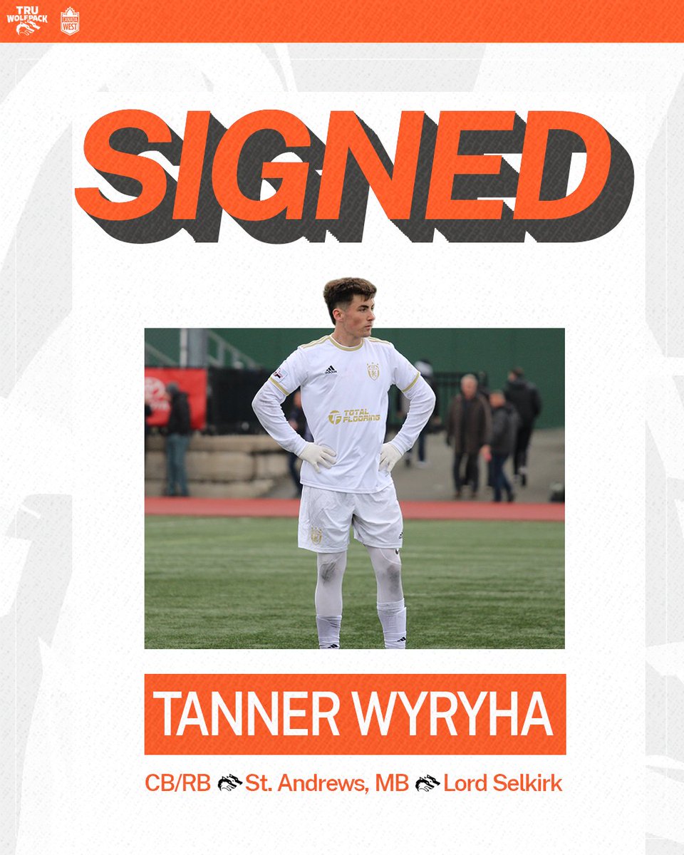TRU WolfPack 🐺 (@gotruwolfpack) on Twitter photo ⚽️ MSOC | <a href="/TRUMSOC/">TRU Men’s Soccer</a> welcomes two-time provincial champion Tanner Wyryha to the fold!
🗞️ shorturl.at/kPCoz
#FearTheWolf ⚽️ MSOC | <a href="/TRUMSOC/">TRU Men’s Soccer</a> welcomes two-time provincial champion Tanner Wyryha to the fold!
🗞️ shorturl.at/kPCoz
#FearTheWolf