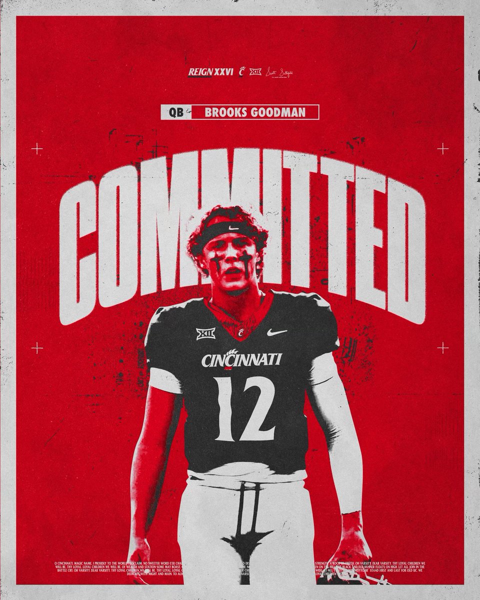Brooks Goodman (@brooksgoodman12) on Twitter photo All Glory to God
IM HOME! Go Bearcats!❤️🖤
<a href="/CoachSattUC/">Coach Satterfield</a> <a href="/CoachPeteThomas/">Pete Thomas</a>
<a href="/PAbrams75/">Peter Abrams</a> <a href="/BuckFitz/">NPA/SUPERMAX 100</a> <a href="/NatlPlaymkrsAca/">NatlPlaymkersAcademy</a> <a href="/ChadSimmons_/">ChadSimmons</a> <a href="/SWiltfong_/">Steve Wiltfong</a> <a href="/samspiegs/">Sam Spiegelman</a> <a href="/adamgorney/">Adam Gorney</a> <a href="/CoachEdDudley63/">Ed Dudley</a> <a href="/GJenk10/">Greg Jenkins</a> <a href="/CoachBeas/">Coach Beas</a> <a href="/QuincyAvery/">Quincy Avery</a> All Glory to God
IM HOME! Go Bearcats!❤️🖤
<a href="/CoachSattUC/">Coach Satterfield</a> <a href="/CoachPeteThomas/">Pete Thomas</a>
<a href="/PAbrams75/">Peter Abrams</a> <a href="/BuckFitz/">NPA/SUPERMAX 100</a> <a href="/NatlPlaymkrsAca/">NatlPlaymkersAcademy</a> <a href="/ChadSimmons_/">ChadSimmons</a> <a href="/SWiltfong_/">Steve Wiltfong</a> <a href="/samspiegs/">Sam Spiegelman</a> <a href="/adamgorney/">Adam Gorney</a> <a href="/CoachEdDudley63/">Ed Dudley</a> <a href="/GJenk10/">Greg Jenkins</a> <a href="/CoachBeas/">Coach Beas</a> <a href="/QuincyAvery/">Quincy Avery</a>