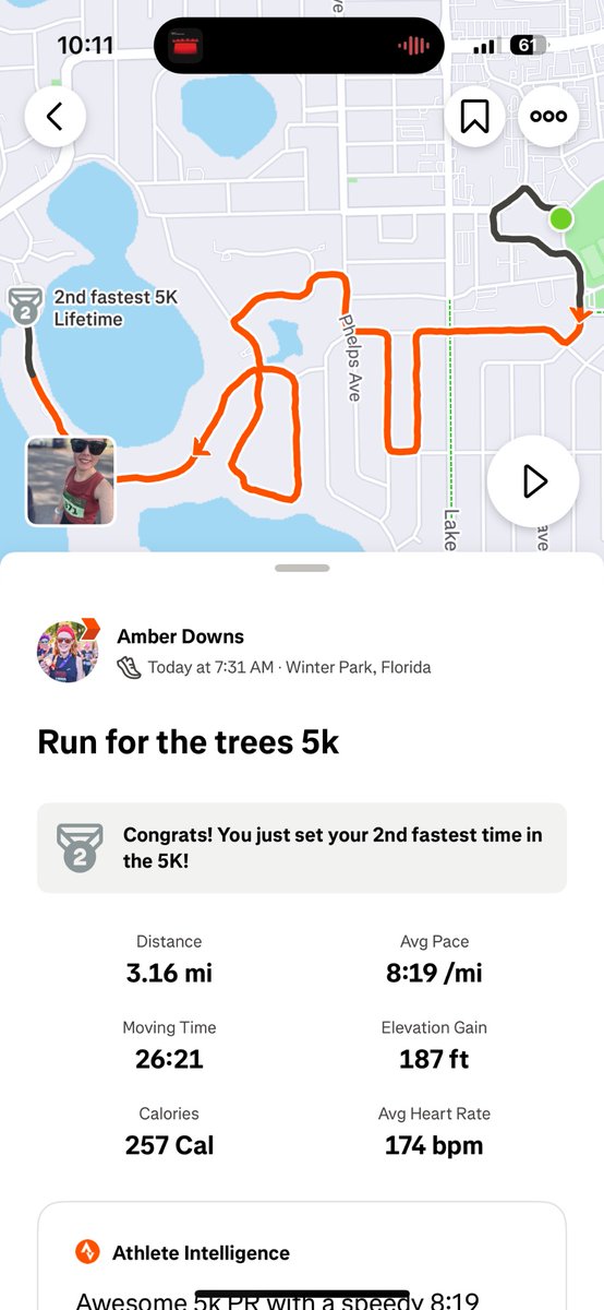 _amberdowns's tweet image. Fun little @trackshack 5k Saturday! 🌳Not a PR but I’ll take it.