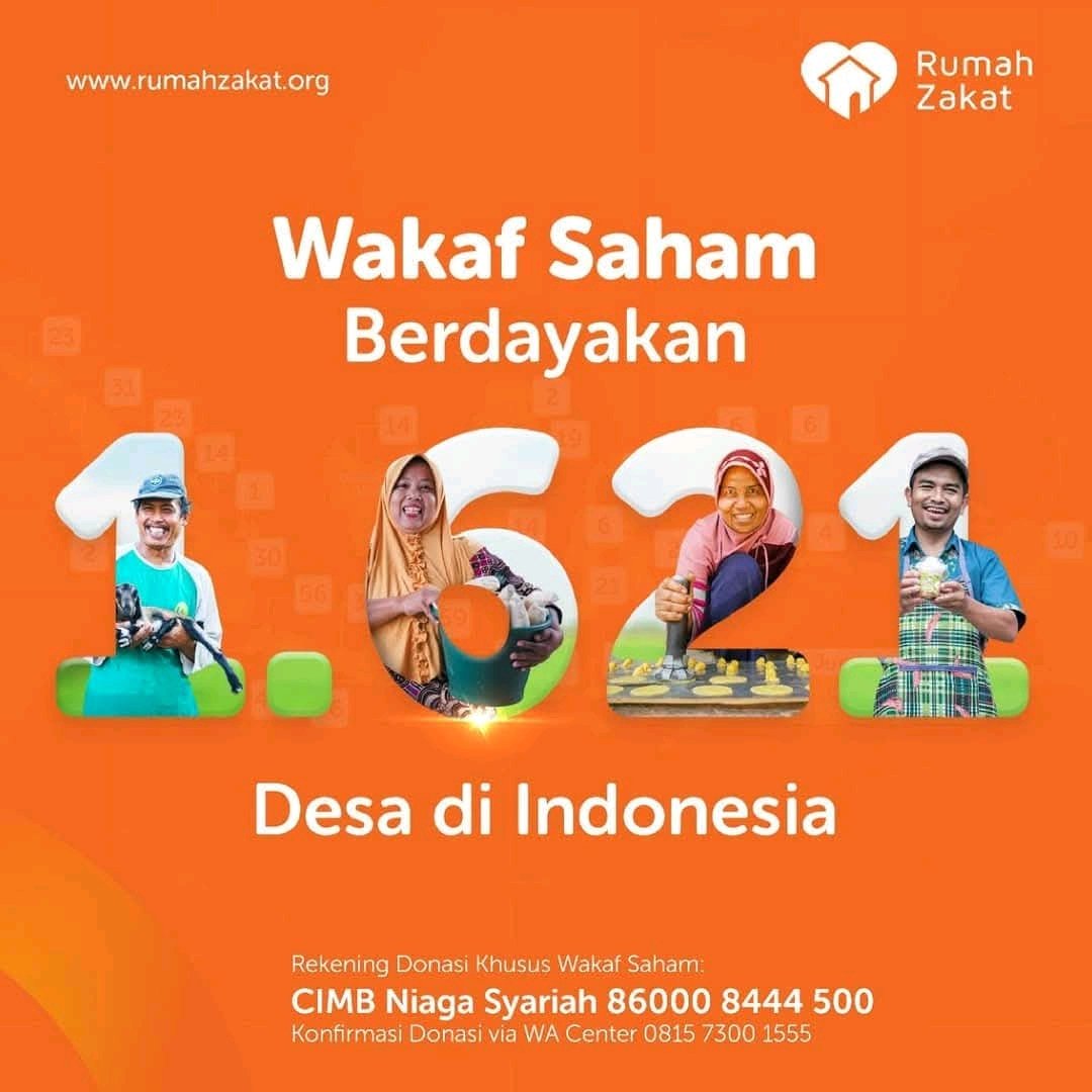 Teman2 yg INGIN me-WAKAFkan SAHAM Perusahaannya (PT) untuk Membangun EKONOMI UMMAT bisa hubungi Sy VALENTINO DINSI di WA 0822 6080 2087 SIAAP JEMPUT WAKAF !!