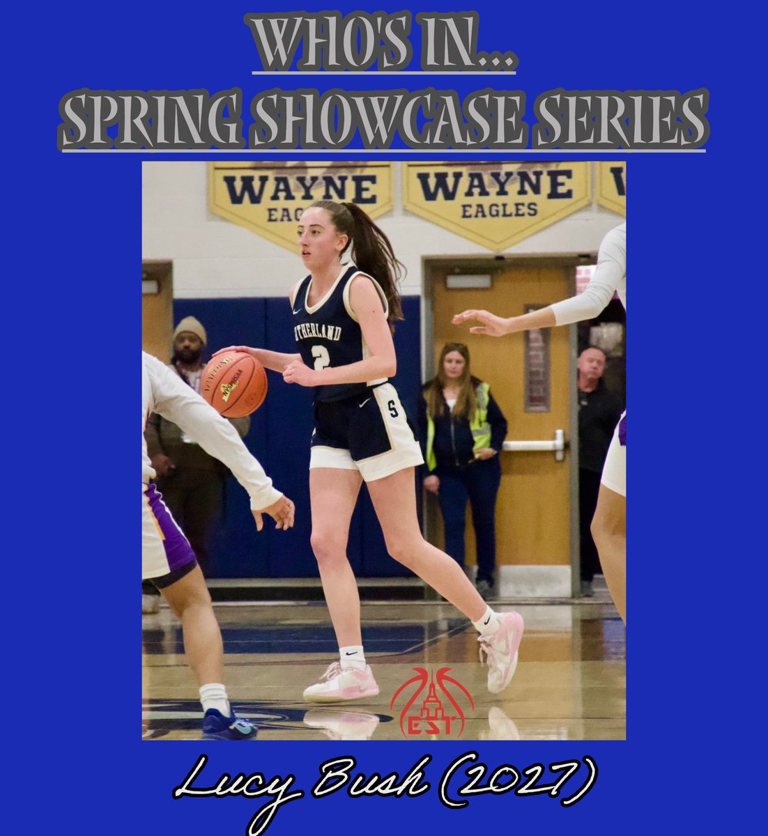 Who’s in #ESTSpringShowcase:

Buckle up… 🚀 5’9” lefty lead guard with all the skill components, basketball IQ, style chameleon that can thrive in any setting. One of Section V’s premier returners &amp; a big-time talent in the 2027 class.

<a href="/LucyBush_27/">Lucy Bush</a>