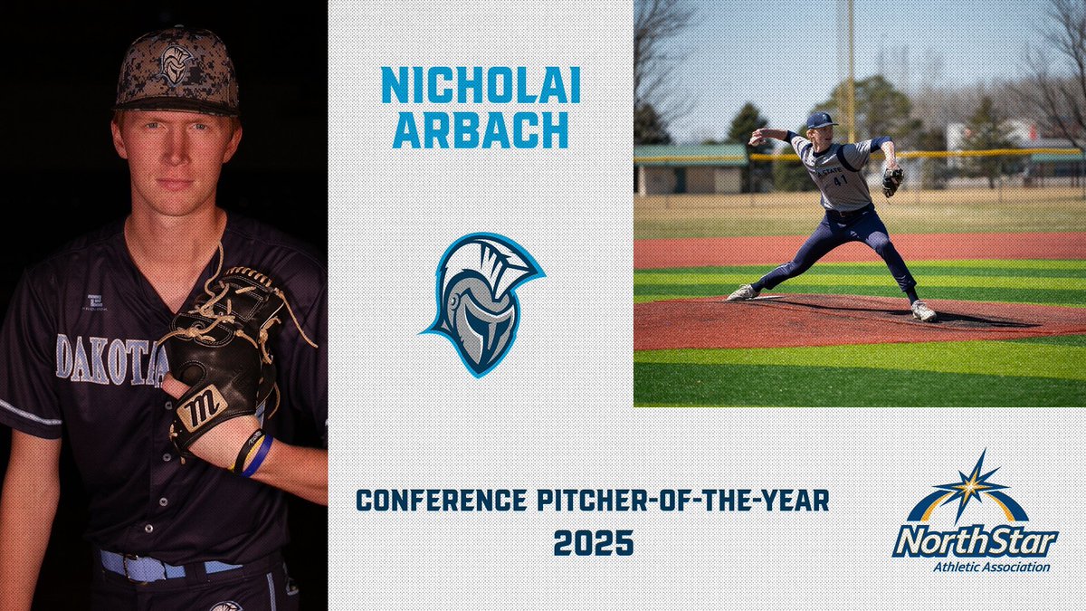 ⚾️🏆 | Congratulations to Nicholai Arbach ➡️ 2025 1st Team NSAA All-Conference Pitcher

#BeTrojan⚔️ | #FinishEmpty
All You Got. Every Day.