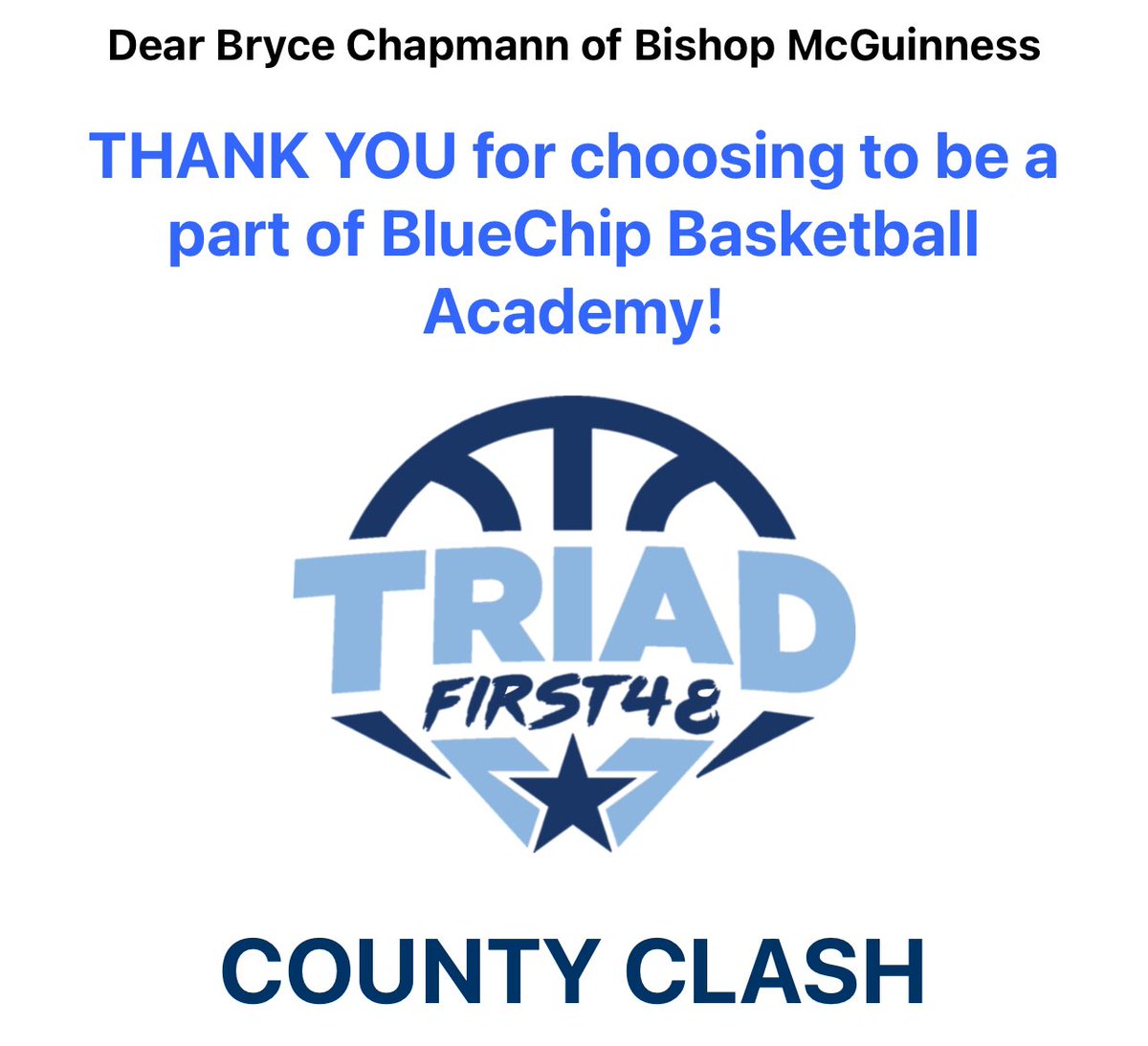 Blue Chip Basketball Academy (@triadbluechip) on Twitter photo 9th Annual Varsity Boys #TriadFIRST48
🗓️ June 8th
📍Atkins High School
🔴Forsyth County & <a href="/VillainsMBB/">Bishop McGuinness Men’s Basketball</a> checking in! 9th Annual Varsity Boys #TriadFIRST48
🗓️ June 8th
📍Atkins High School
🔴Forsyth County & <a href="/VillainsMBB/">Bishop McGuinness Men’s Basketball</a> checking in!