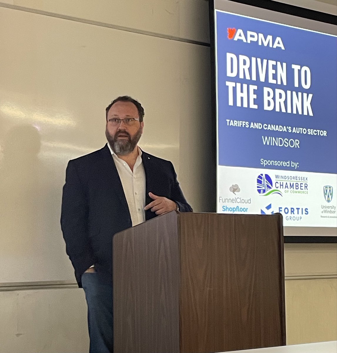 Happy to participate in today’s <a href="/APMACanada/">APMA Canada</a> Driven to the Brink session with <a href="/FlavioVolpe1/">Flavio Volpe, C.M.</a> at <a href="/UWindsor/">University of Windsor</a> Great call to action for all of us. 🇨🇦🇺🇸