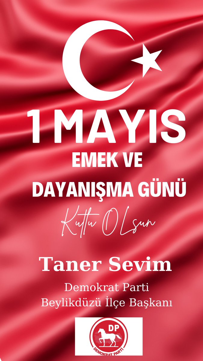 tannersevim's tweet photo. 1 Mayıs Emek ve  Dayanışma günümüz kutlu olsun..! https://t.co/UdzfNn685j