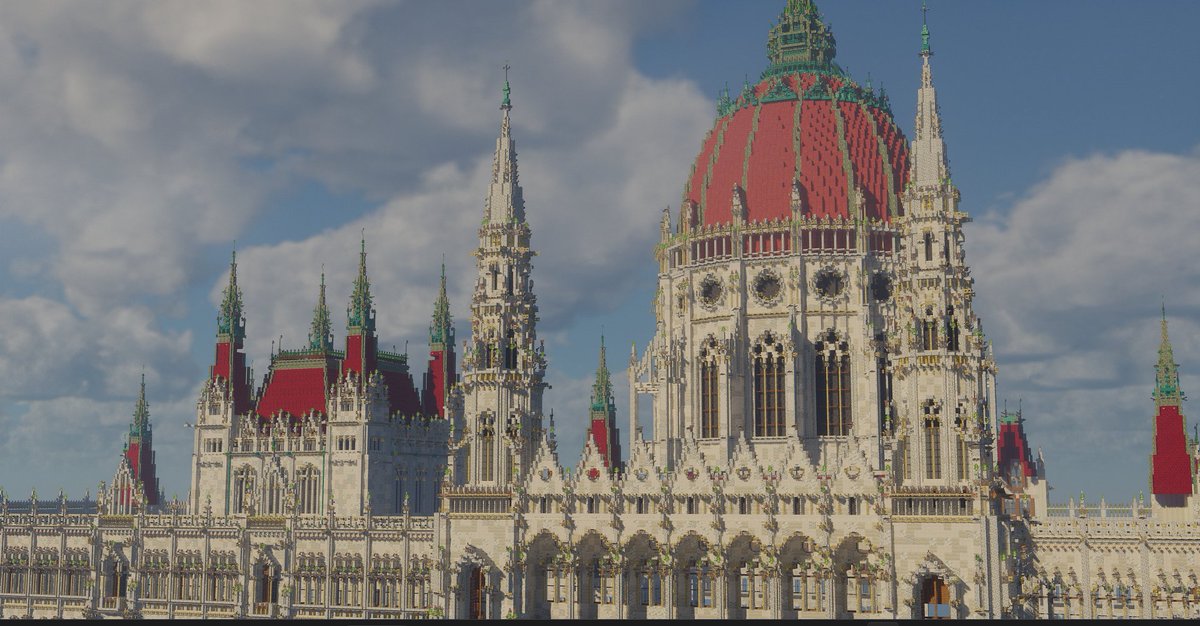 ハンガリー国会議事堂
#Minecraft
#マイクラ
#minecraft建築コミュ
#マイクラ建築