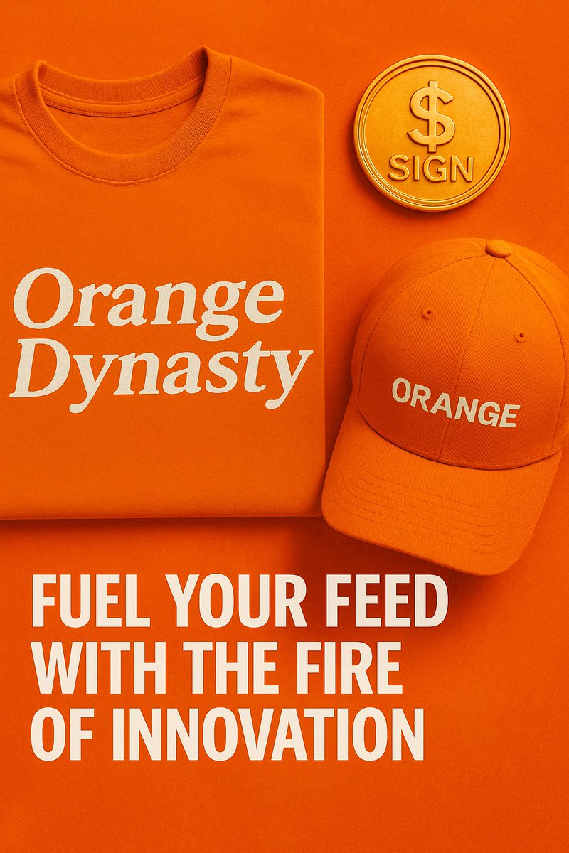 GianRoi3501's tweet photo. Fuel your Web3 journey with a splash of orange. Bold, creative, and unstoppable — just like the Orange Dynasty. #OrangeDynasty #Web3Style #CryptoCulture #SIGNtoken #BoldInOrange https://t.co/qCVB0330z4