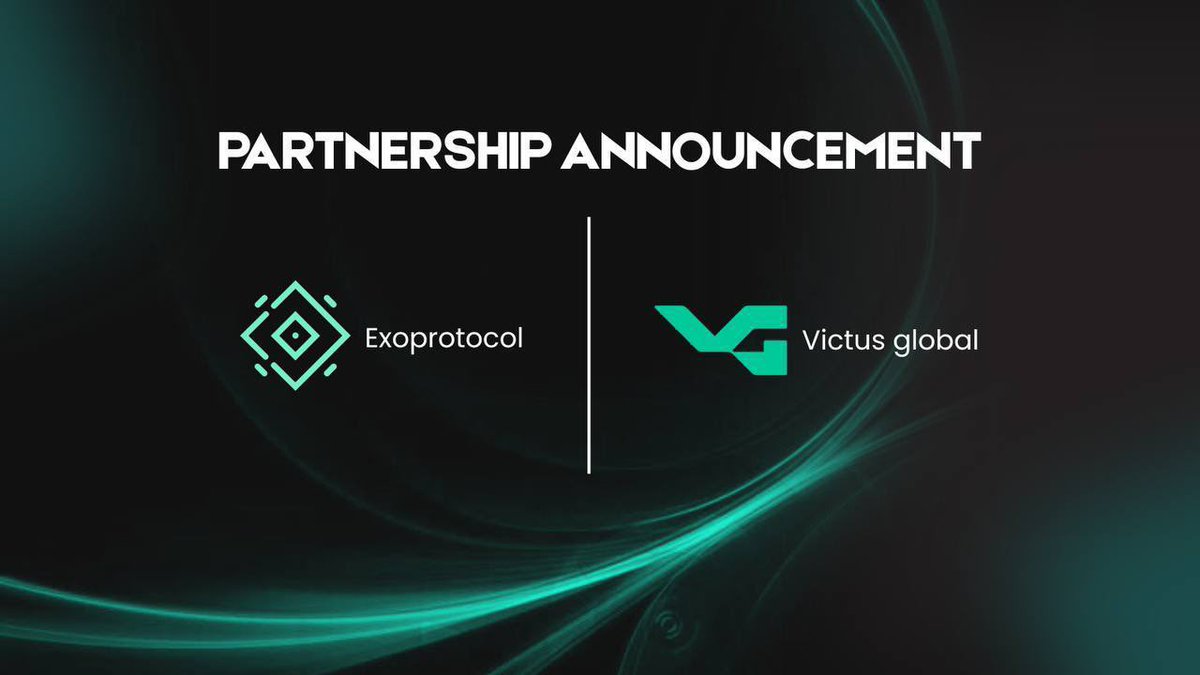 ExoProtocol (@_officialexo_) on Twitter photo ExoProtocol x <a href="/VictusGlobal_/">Victus Global</a> A New Strategic Partnership
We are excited to announce a new strategic partnership between ExoProtocol and Victus Global!
This collaboration marks a major step forward for both projects, combining our strengths to drive innovation, expand our reach, ExoProtocol x <a href="/VictusGlobal_/">Victus Global</a> A New Strategic Partnership
We are excited to announce a new strategic partnership between ExoProtocol and Victus Global!
This collaboration marks a major step forward for both projects, combining our strengths to drive innovation, expand our reach,