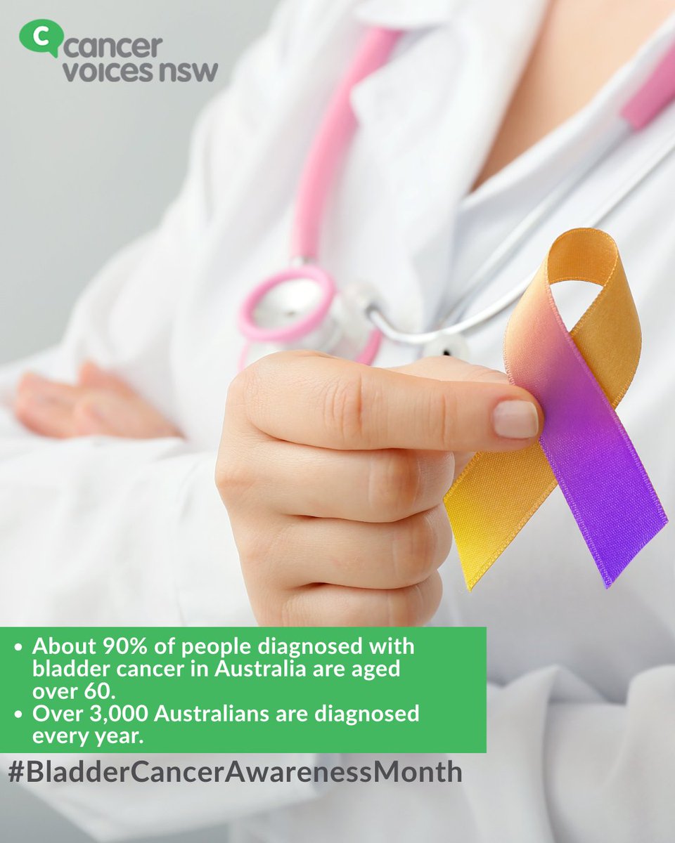 Cancer Voices NSW (@cancervoicesnsw) on Twitter photo May is Bladder Cancer Awareness Month. The 2025 theme Challenging Uncertainty highlights the importance of taking symptoms seriously and prioritising early detection.
cancer.org.au/assets/pdf/und… beatbladdercanceraustralia.org.au
Stats source: <a href="/CCNewSouthWales/">Cancer Council NSW</a>
#cancervoicesnsw May is Bladder Cancer Awareness Month. The 2025 theme Challenging Uncertainty highlights the importance of taking symptoms seriously and prioritising early detection.
cancer.org.au/assets/pdf/und… beatbladdercanceraustralia.org.au
Stats source: <a href="/CCNewSouthWales/">Cancer Council NSW</a>
#cancervoicesnsw
