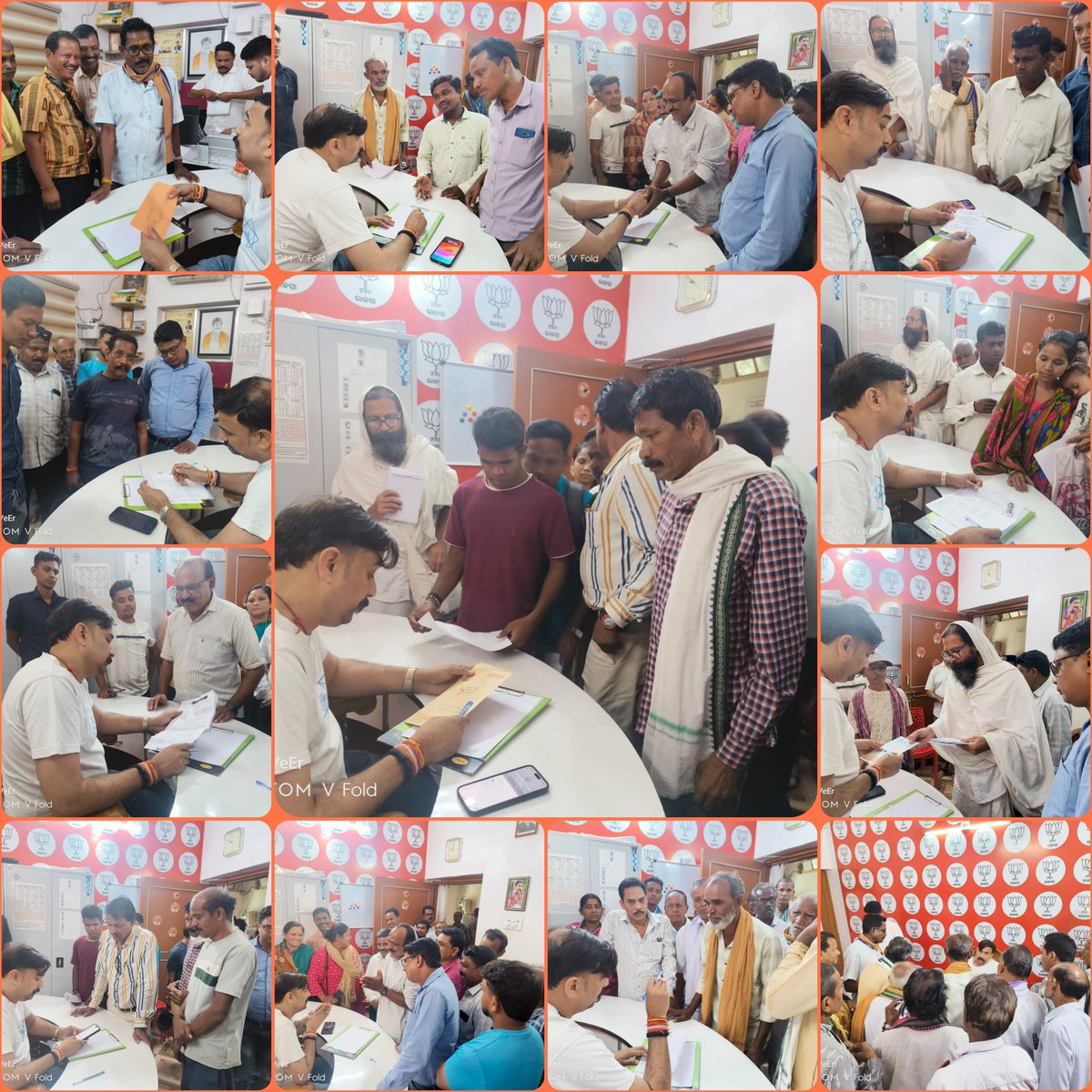 irasisacharya's tweet photo. ମୋର ବିଧାନସଭାର ଭଟଲି କାର୍ଯ୍ୟାଳୟ ଠାରେ ଆଜିର ଜନଶୁଣାଣୀ ll

#grievance
#partyoffice #BJP4IND 
#BhatliConstituency
#76days https://t.co/5yIjRUsfmv