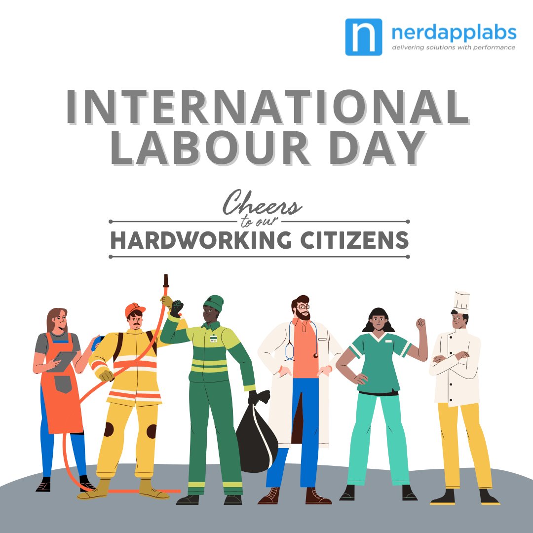 nerdapplabs's tweet image. At nerdAppLabs, innovation thrives because of our people. This Labour Day, we celebrate our team's dedication and commit to safe, healthy, and empowering workplaces. Progress is driven by people and safeguarded by safety.
#LabourDay2025 #SafeWorkplaces