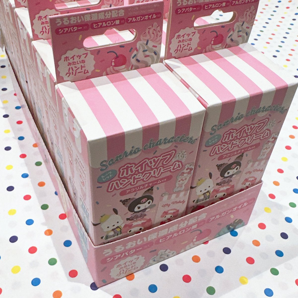 【商品再入荷】

SNSで話題になった
即完売サンリオキャラクターズ
ホイップハンドクリーム
再入荷いたしました🌼

#サンリオ #ハンドクリーム
#HIDEandSEEK #ゆめタウン下松
#山口県