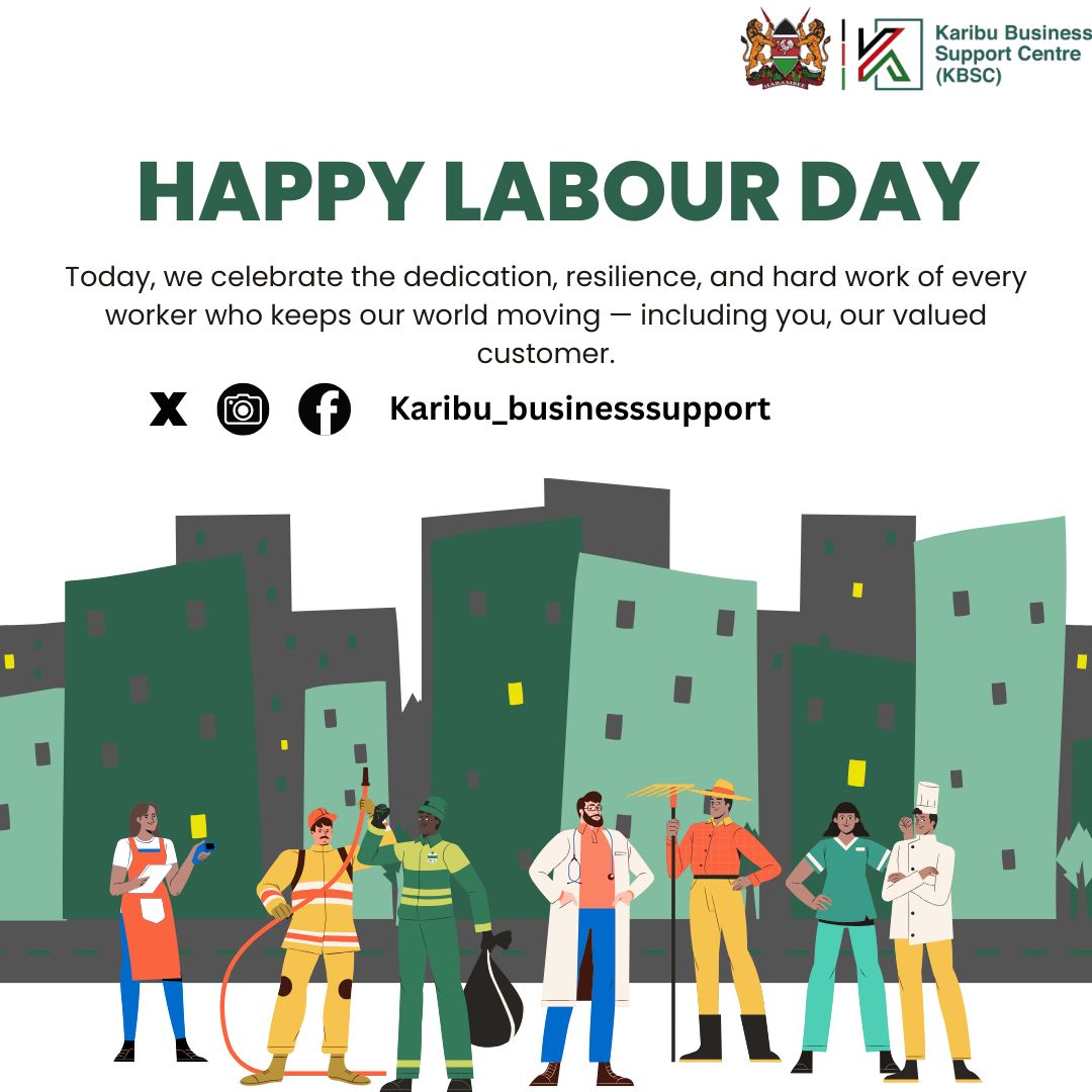 Karibu Business Support Centre (@karibucentreke) on Twitter photo Good morning from Karibu Business Support Centre (KBSC)! We are here to assist you with all your business needs. For inquiries, please reach out to us at 0708287693 or 0780056274, email info@karibubusiness.go.ke, or visit our website at karibubusiness.go.ke.#KBSC Good morning from Karibu Business Support Centre (KBSC)! We are here to assist you with all your business needs. For inquiries, please reach out to us at 0708287693 or 0780056274, email info@karibubusiness.go.ke, or visit our website at karibubusiness.go.ke.#KBSC