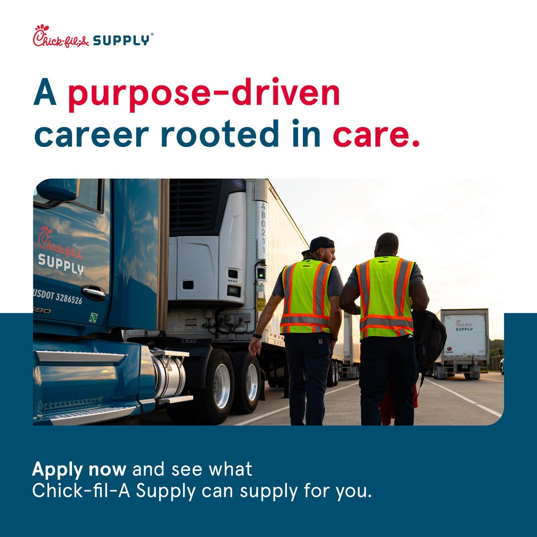 ❗ Chick-fil-A Supply is hiring Warehouse and Transportation roles in Fort Lauderdale, Florida! Details here: redeyeradioshow.com/2025/04/30/chi…