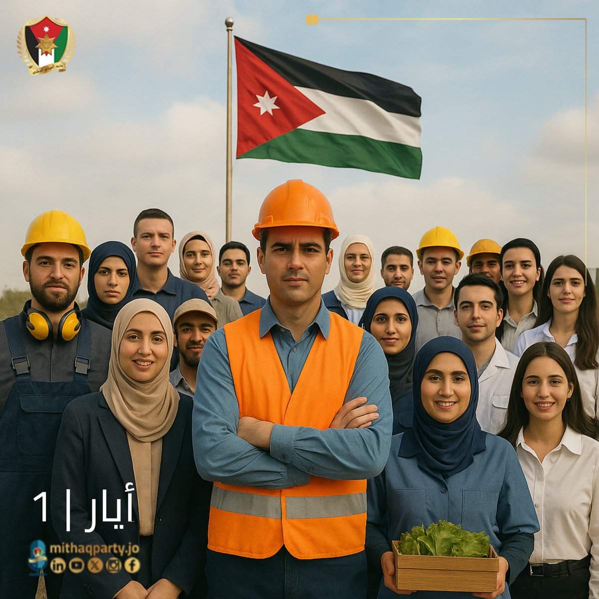 بكل الفخر والامتنان، أنتم قصة الإنجاز التي لا تنتهي، تحية من القلب لكل من يعمل في خدمة الوطن بإخلاص وعطاء في كل موقع ومكان. 

ميثاقٌ بيننا... عهدٌ علينا
#حزب_الميثاق_الوطني
.
.
.
.
.
.
.
#الاردن #عمان #معان #عجلون #المفرق #الزرقاء #الكرك #جرش #اربد #الطفيلة #العقبة #البلقاء