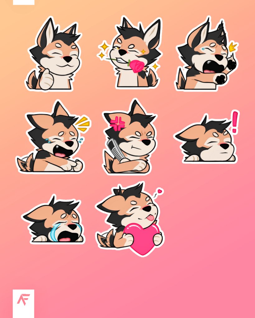 AbangFatihID's tweet image. Another #sticker commission! #Commission for dukedragon4 on #discord. Hope you like the results!
#art #artwork #ArtistsOnTwitter #digitalart #digitalartwork #furry #furryart #furryartworks #furrycommission #furryfandom