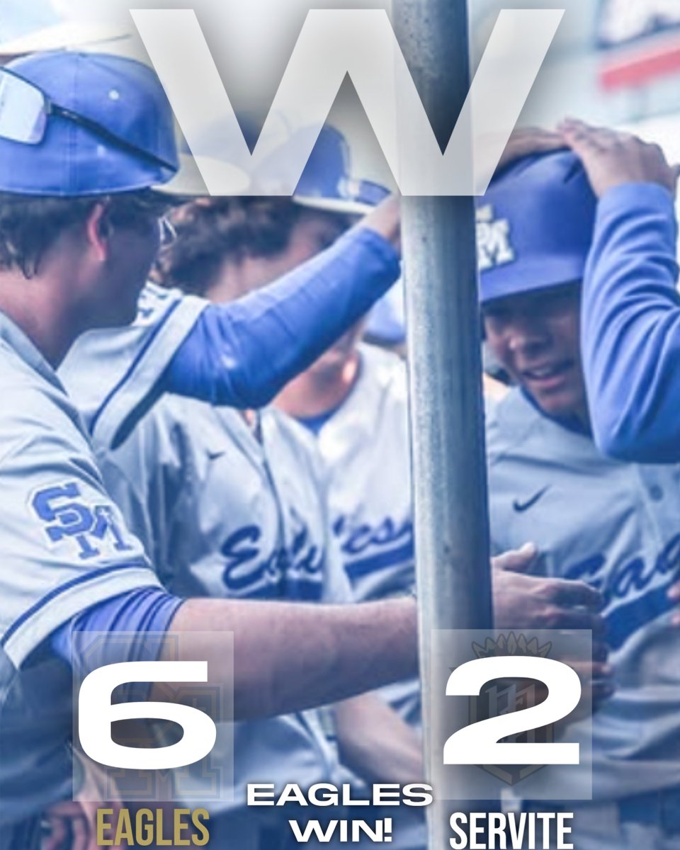 SMCHSBaseball (@smchsbaseball) on Twitter photo Eagles (14-12, 6-8) win Game 2, forcing a rubber match on Friday!
WP- #brennanbauer 7.0 IP 2Ks
#gavinspiridonoff 2-3 3B 2 RBI 1 SB
#warrengravelyiv 1-3 2 RBI
#blakeankrum 2-3 3B 1 R
<a href="/SMCHSEagles/">SANTA MARGARITA Catholic High School</a>
<a href="/SMCHSAthletics/">SMCHS Athletics</a>
#wingmen #wearesm Eagles (14-12, 6-8) win Game 2, forcing a rubber match on Friday!
WP- #brennanbauer 7.0 IP 2Ks
#gavinspiridonoff 2-3 3B 2 RBI 1 SB
#warrengravelyiv 1-3 2 RBI
#blakeankrum 2-3 3B 1 R
<a href="/SMCHSEagles/">SANTA MARGARITA Catholic High School</a>
<a href="/SMCHSAthletics/">SMCHS Athletics</a>
#wingmen #wearesm