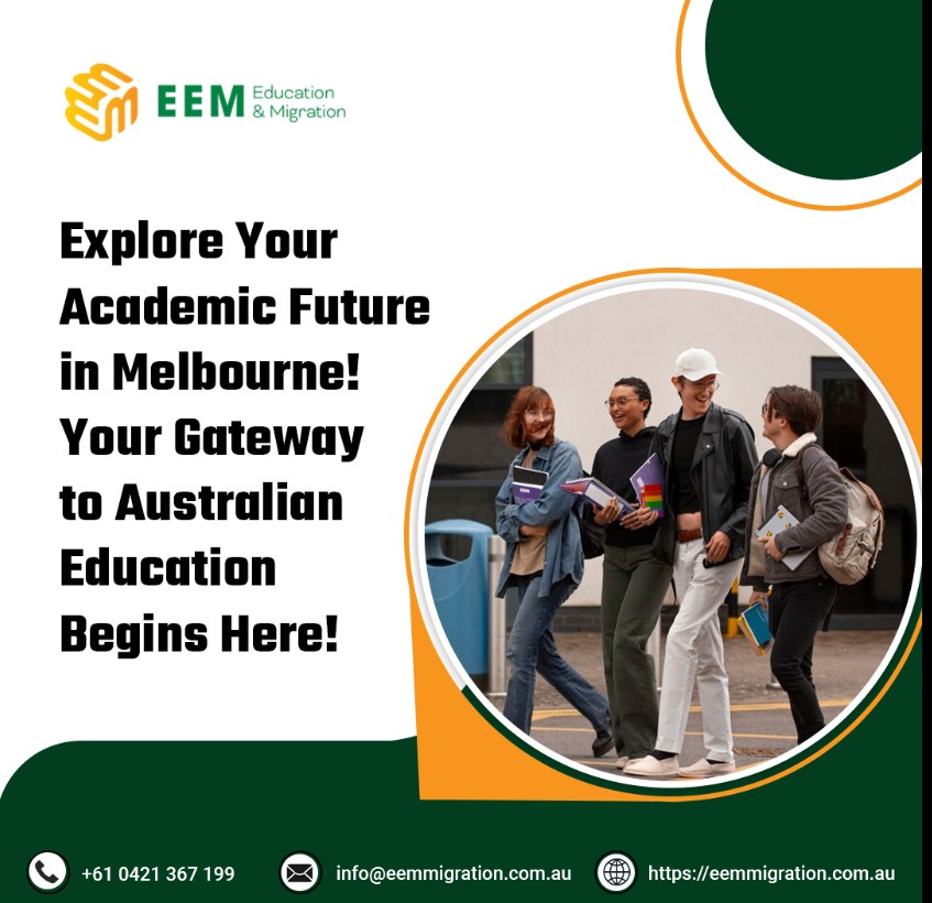 FinelyVict32903's tweet photo. At EEM - Education And Migration,  We specialize in guiding international #students through the student visa process, ensuring a smooth transition into the vibrant world of #Australian education.
#MelbourneImmigration #VisaExpert  
Visit Us - https://t.co/SrSrIAC2uc https://t.co/7UJhfDuN88