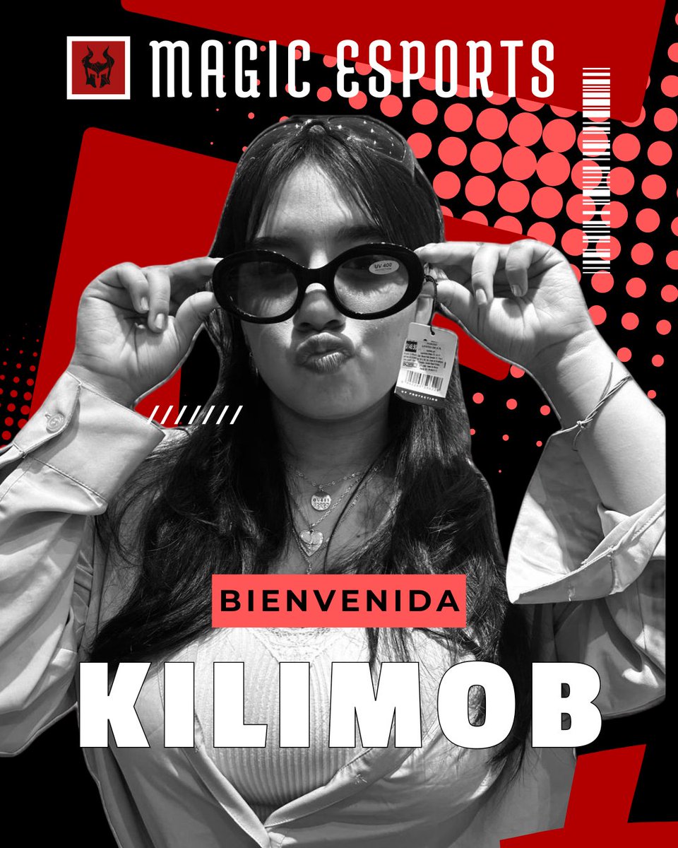 Te damos la bienvenida a <a href="/KiliMoob_/">KiliMob</a>  a la familia de Magic Esports 🎉
Creadora de contenido, talento brutal y mucha pasión por el gaming.
Prepárense para todo lo que se viene 👀
¡Vamos con todo, Kili! 💥❤️ #MagicEsports #BienvenidaKili