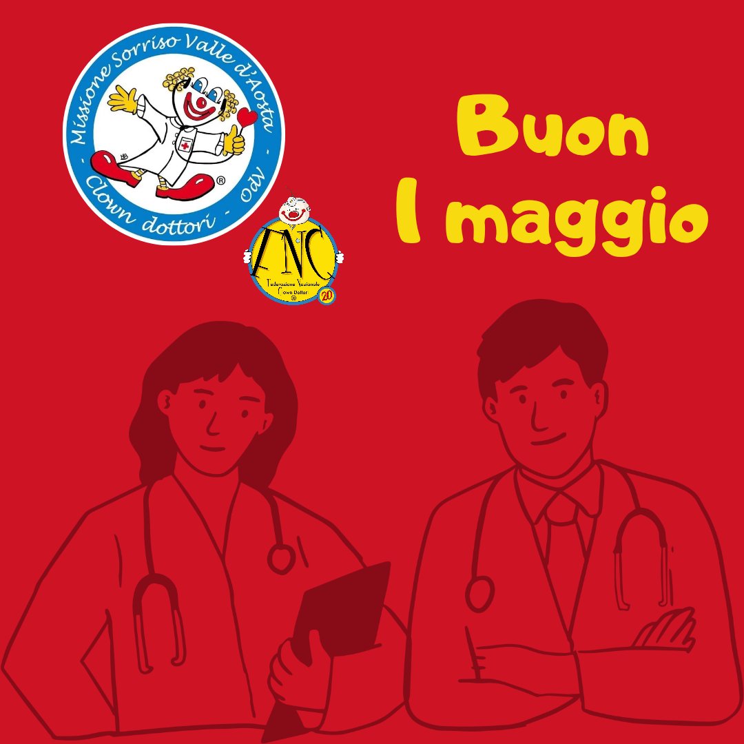 Buona festa a tutti i lavoratori e le lavoratrici

Un pensiero va a tutti gli operatori sanitari e coloro che lavorano nelle strutture sanitarie che incrociamo durante la nostra attività di volontariato

Buon 1 maggio a tutti voi 🌺

#Missionesorrisovda #clowndottori #1maggio