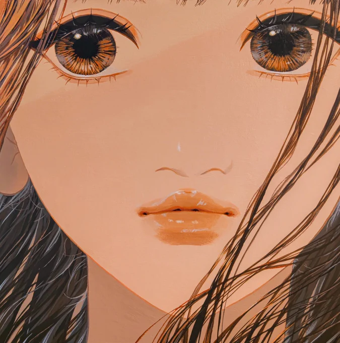思慕Acrylic on wood panel455×455mm (S8) 