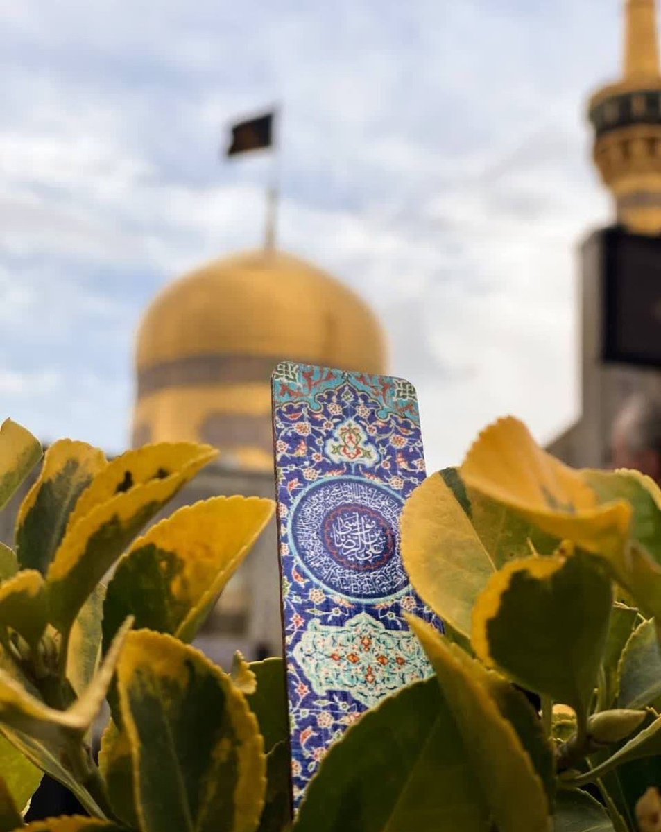 گنبد طلایتان در آب باران ، چون آینه‌ای می‌درخشد ،این انعکاس نگاه شماست که در دل‌ مشتاقان ، امید و آرامش را فریاد می‌زند.
#ایران_امام_رضا 
 #قلب_هشتم