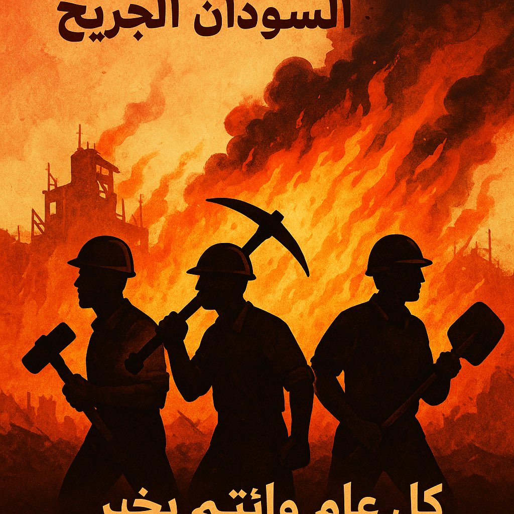 mohnad499's tweet photo. في عيد العمال – السودان الجريح
في يوم العمال، لا نحتفل فحسب، بل ننحني إجلالًا لعمّال السودان الذين يواصلون البناء في زمن الهدم، ويصنعون الحياة في زمن الموت.

⸻ https://t.co/agBZhGxJjA