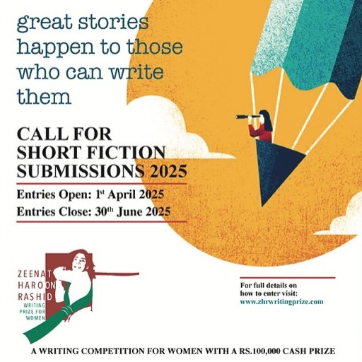 📣Calling Pakistani women writers!✨ 

The <a href="/ZHRwritingprize/">Zeenat Haroon Rashid Writing Prize for Women</a> is open for short fiction (3000 words max.)
Cash prize: Rs.100,000 

Deadline: June 30 

Learn more: 🔗 commonwealthfoundation.com/opportunity/ze…