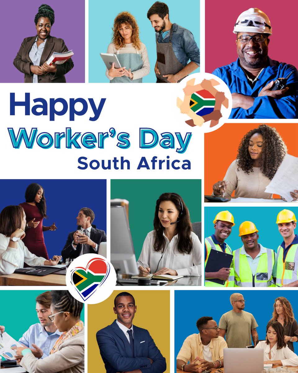 CA_Connect's tweet image. Happy Workers’ Day, South Africa! 🇿🇦​

Today, we recognise the commitment and contribution of all professionals across industries.

Here’s to progress, growth, and opportunity.​

#WorkersDay #MilparkEducation #WorkingProfessionals #SouthAfrica​ #Workersdaysouthafrica