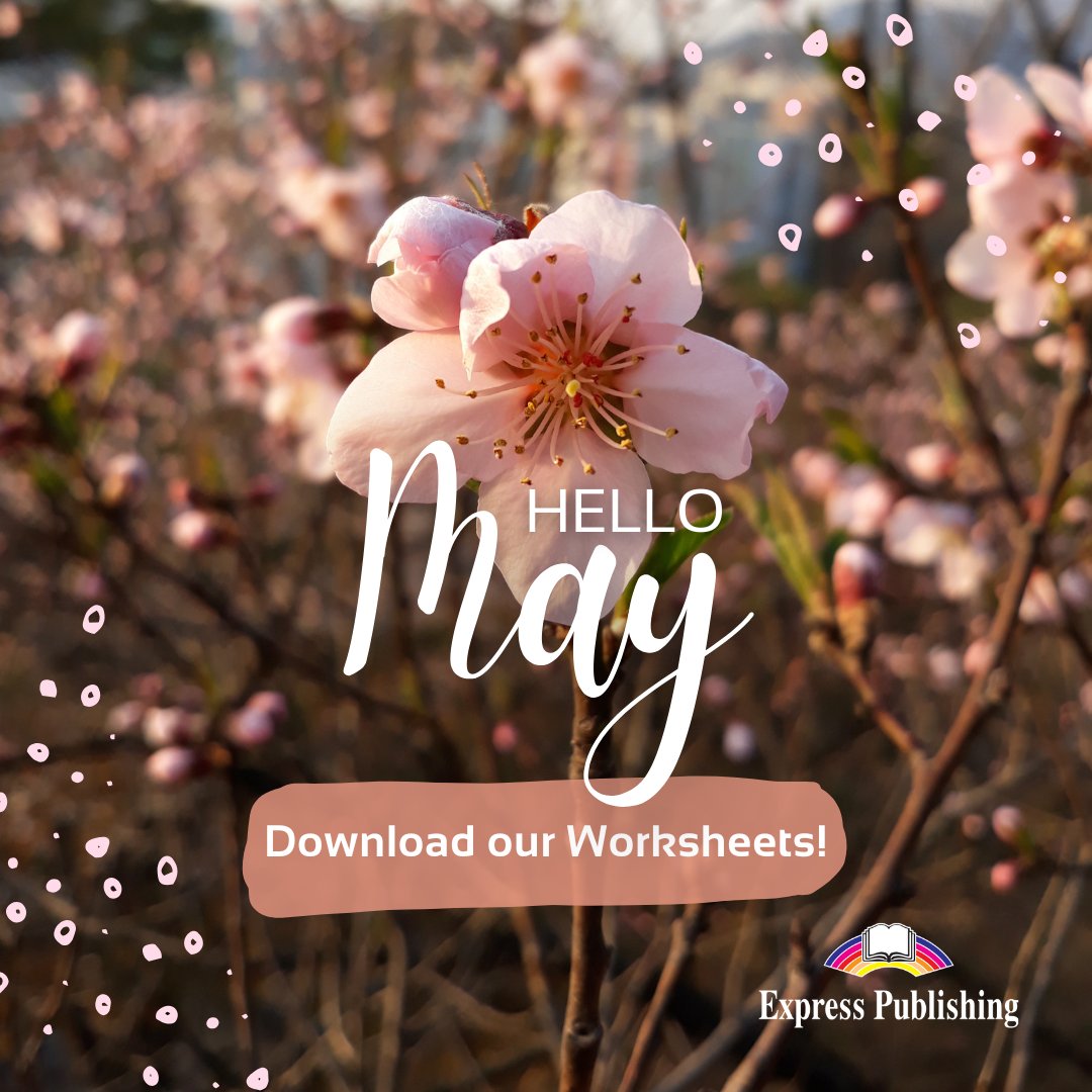 Celebrate the arrival of spring in your English language classes with our specially crafted worksheets! 📝

Download now:
🔸expresspublishing.co.uk/files/MAY_DAY_…
🔸expresspublishing.co.uk/files/May_Day_…

#MayDay #Education #EnglishClass #Worksheets #EnglishTeacher #ESL #EFL  #ELT #ExpressPublishing