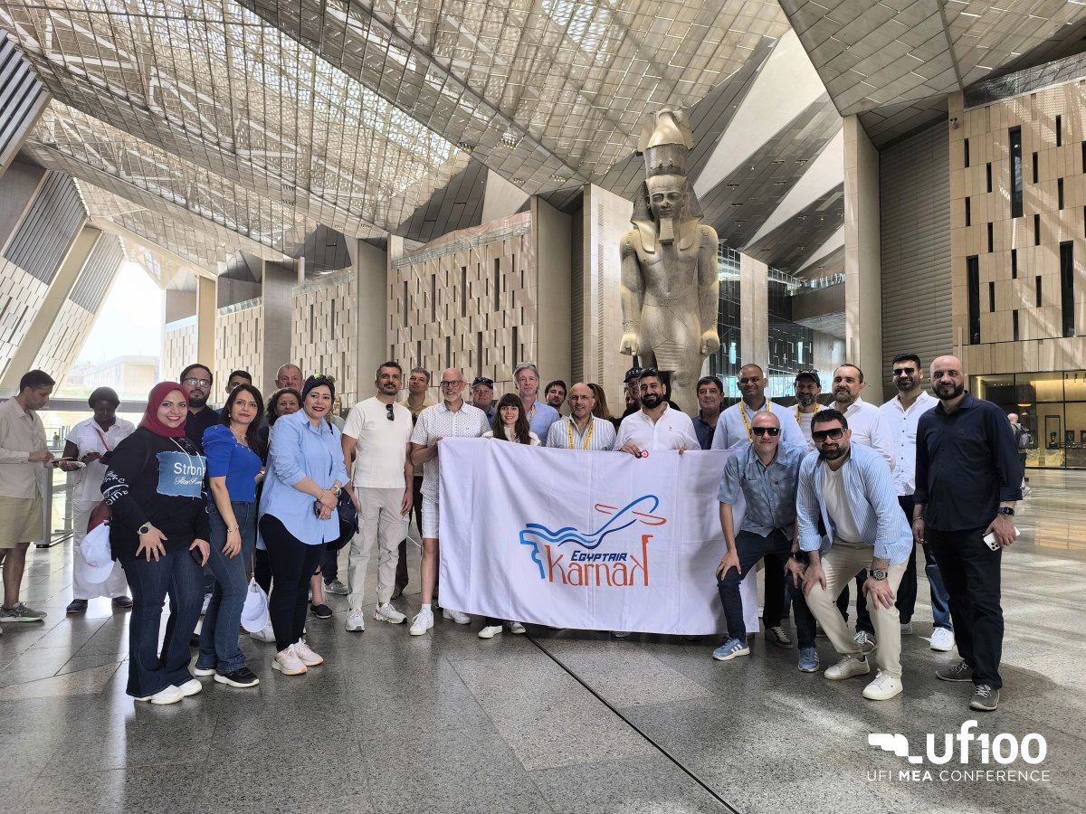 🇪🇬 Wrapping up the UFI MEA Conference with the historic sights of Cairo: the pyramids of Giza and the Grand Egyptian Museum! ✨

🤝 A perfect end to an inspiring few days of networking and learning in this year's breathtaking host city.

#ufi #ufimea #mea #egypt #eventprofs