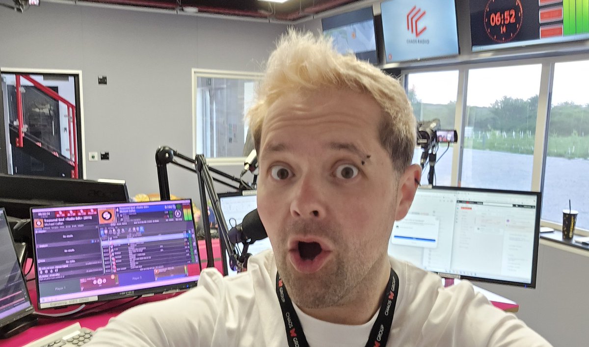 Nathan Hunkin (@nathanhunkin) on Twitter photo Pinch Punch! In the studio and ready to go. Join me for the <a href="/CHAOSRadioUK/">CHAOS Radio 🔊</a> Breakfast Show, live until 10.00. #KeepItCHAOS #StAustell Pinch Punch! In the studio and ready to go. Join me for the <a href="/CHAOSRadioUK/">CHAOS Radio 🔊</a> Breakfast Show, live until 10.00. #KeepItCHAOS #StAustell