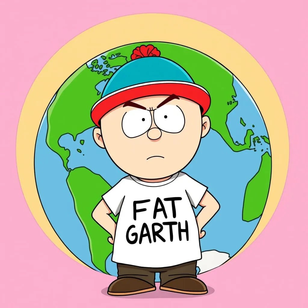 I tried to use AI to make a joke image. It came up with it's own take, which is almost nothing like what I asked it for and includes "Fat Garth", a character entirely of its own devising.