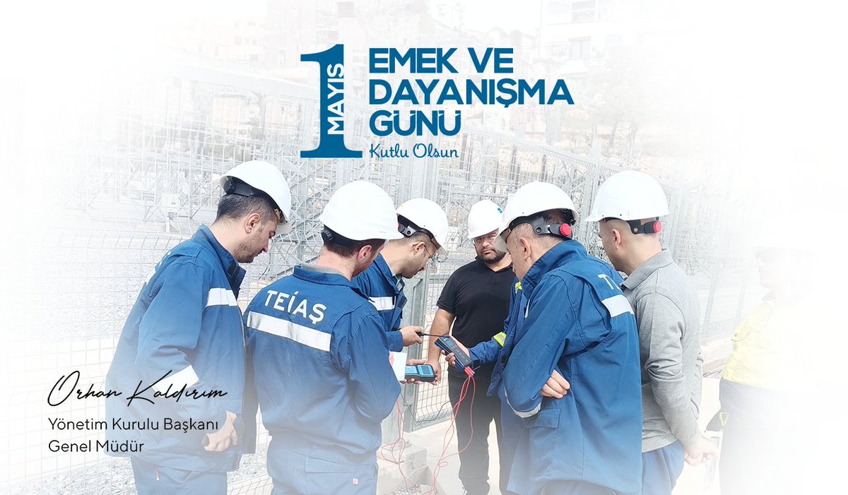 kurumsalTEIAS's tweet photo. 1 Mayıs Emek ve Dayanışma Günü Kutlu Olsun!

#1mayıs
#emekvedayanışmagünü
#TEİAŞ https://t.co/x4X6UM1V1o