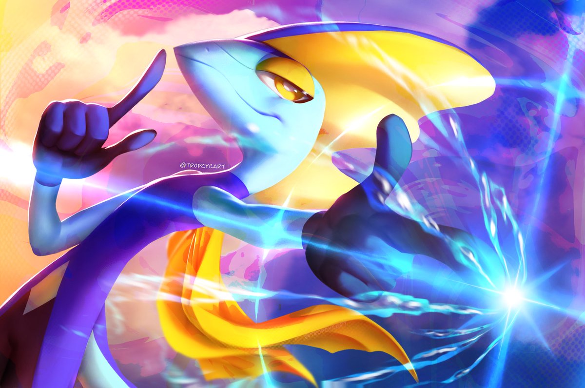 TropCycArt's tweet photo. inteleon! 🌊🦎 #pokemon #art https://t.co/fb8VwAwaVW