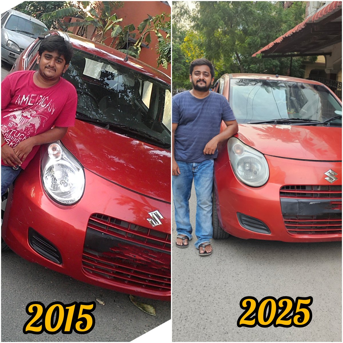 பத்து வருடங்களுக்கு முன் உழைப்பாளர் தினத்தன்று நான்‌ வாங்கிய முதல் கார்... அனைவருக்கும் உழைப்பாளர் தின வாழ்த்துக்கள் #LabourDay2025 #AmbaniShankar #10thanniversary