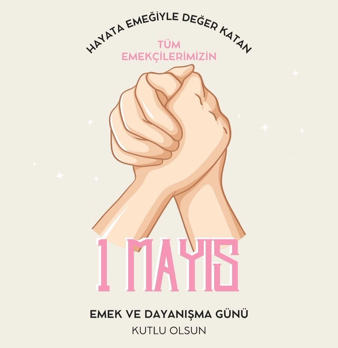 Alın teriyle hayata değer katan her bir mesai arkadaşımızın, geleceğimizin mimarı olduğunu biliyor; Bu bilinçle daha adil ve eşit bir dünya için birlikte kader birliği yapmaya, yol yürümeye, yaşamaya devam ediyoruz.  
Tüm emekçilerin 1 Mayıs Emek ve Dayanışma Günü kutlu olsun.
