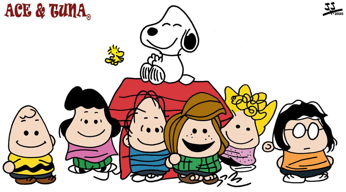 "Snoopy y compañía" al estilo "Ace &amp; Tuna"