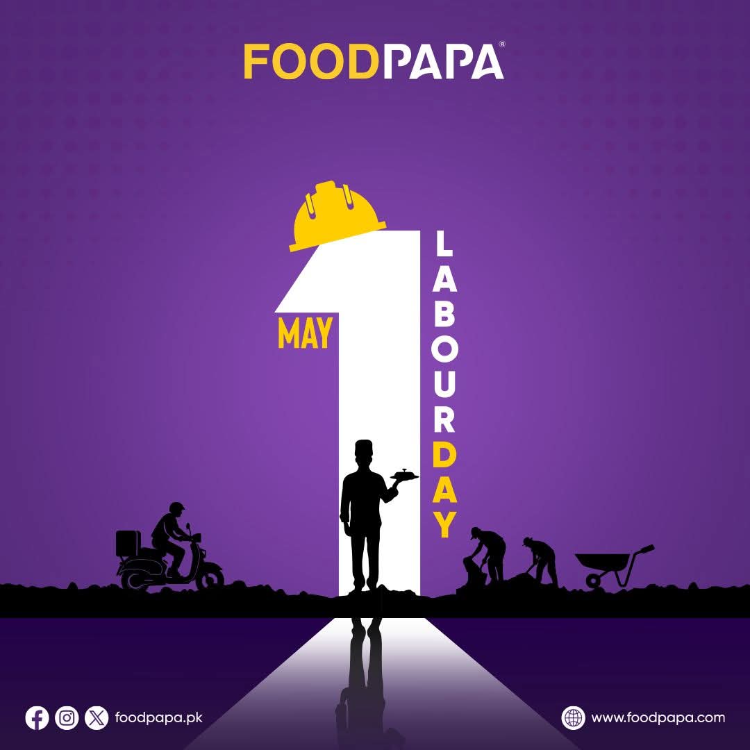 foodpapa_pk's tweet photo. On this Labour Day, let’s salute the hands that build, serve, and sustain us. Every worker deserves dignity, not just today but every day.
#FoodPapa #HomeChef #LabourDay2025 #RespectEveryWorker https://t.co/vCXPYToRKz