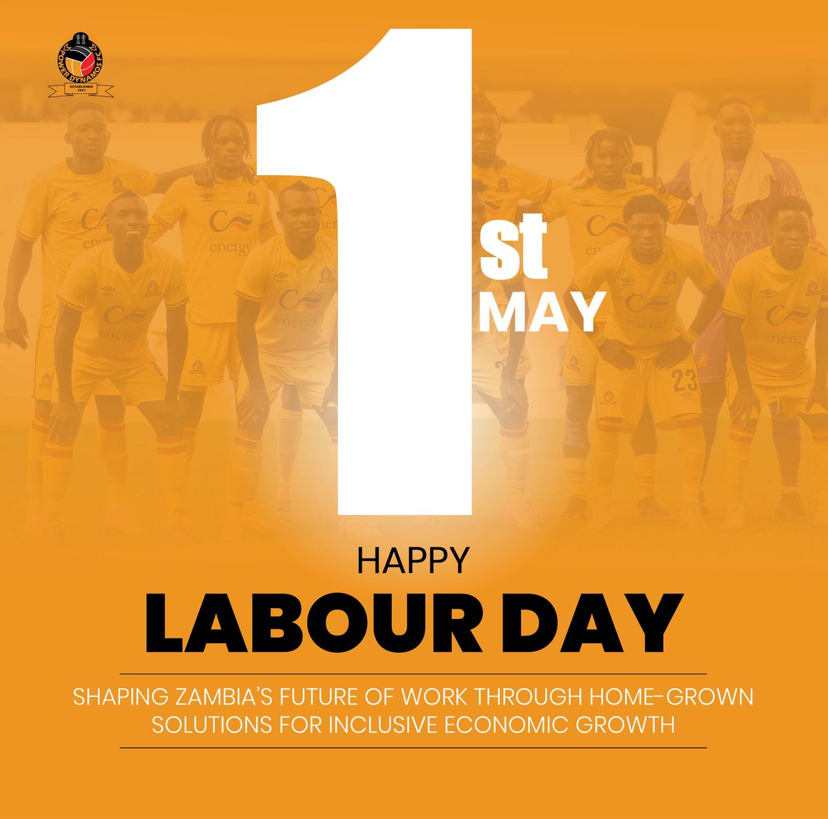 Wishing all our Zambian followers a very happy Labour Day.