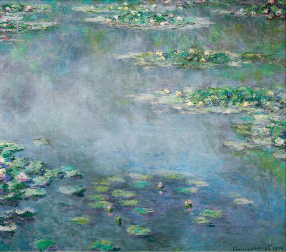 allontanarsio's tweet photo. Claude Monet’s water lilies https://t.co/FZb1lDyuSG