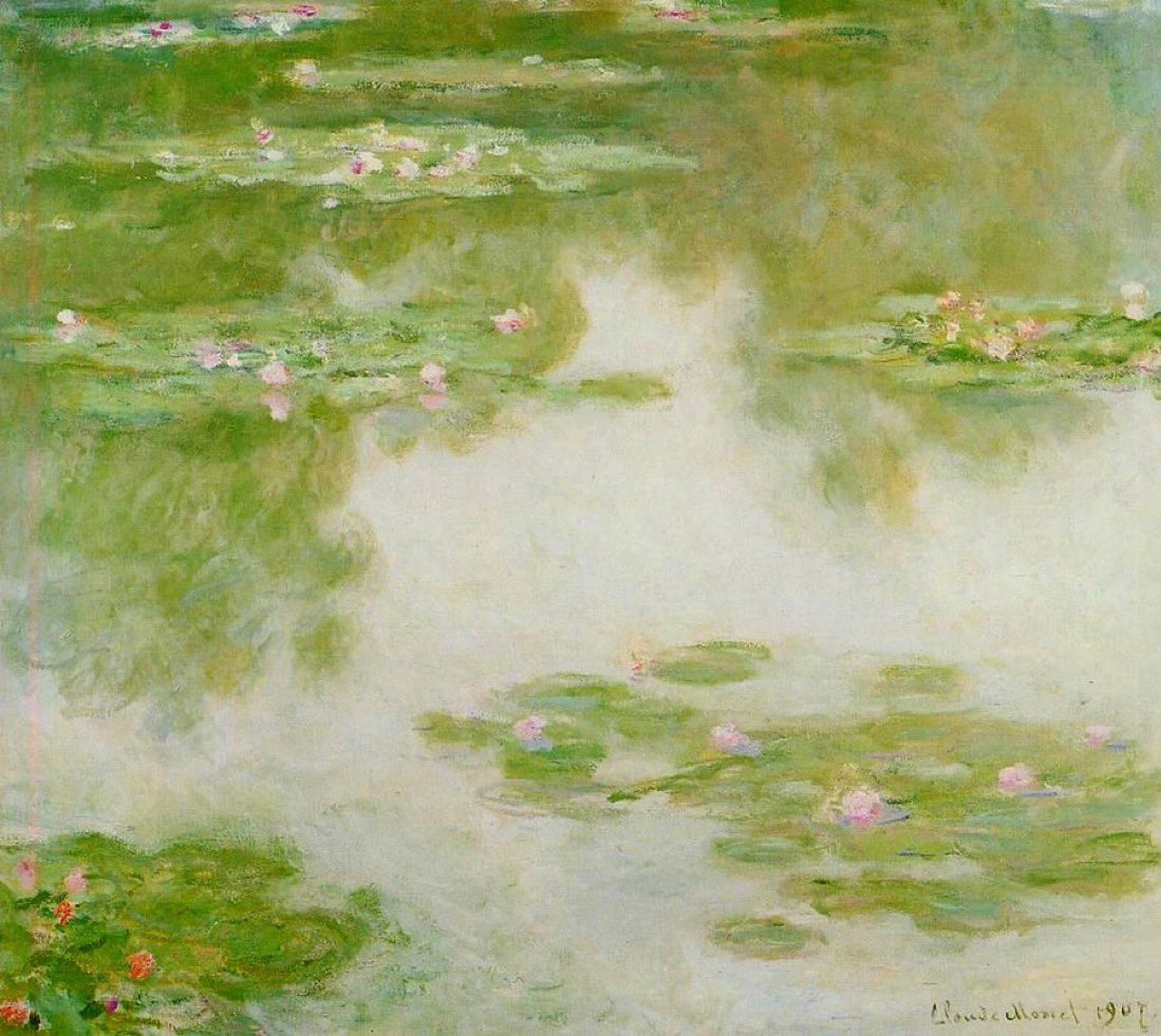 allontanarsio's tweet photo. Claude Monet’s water lilies https://t.co/FZb1lDyuSG