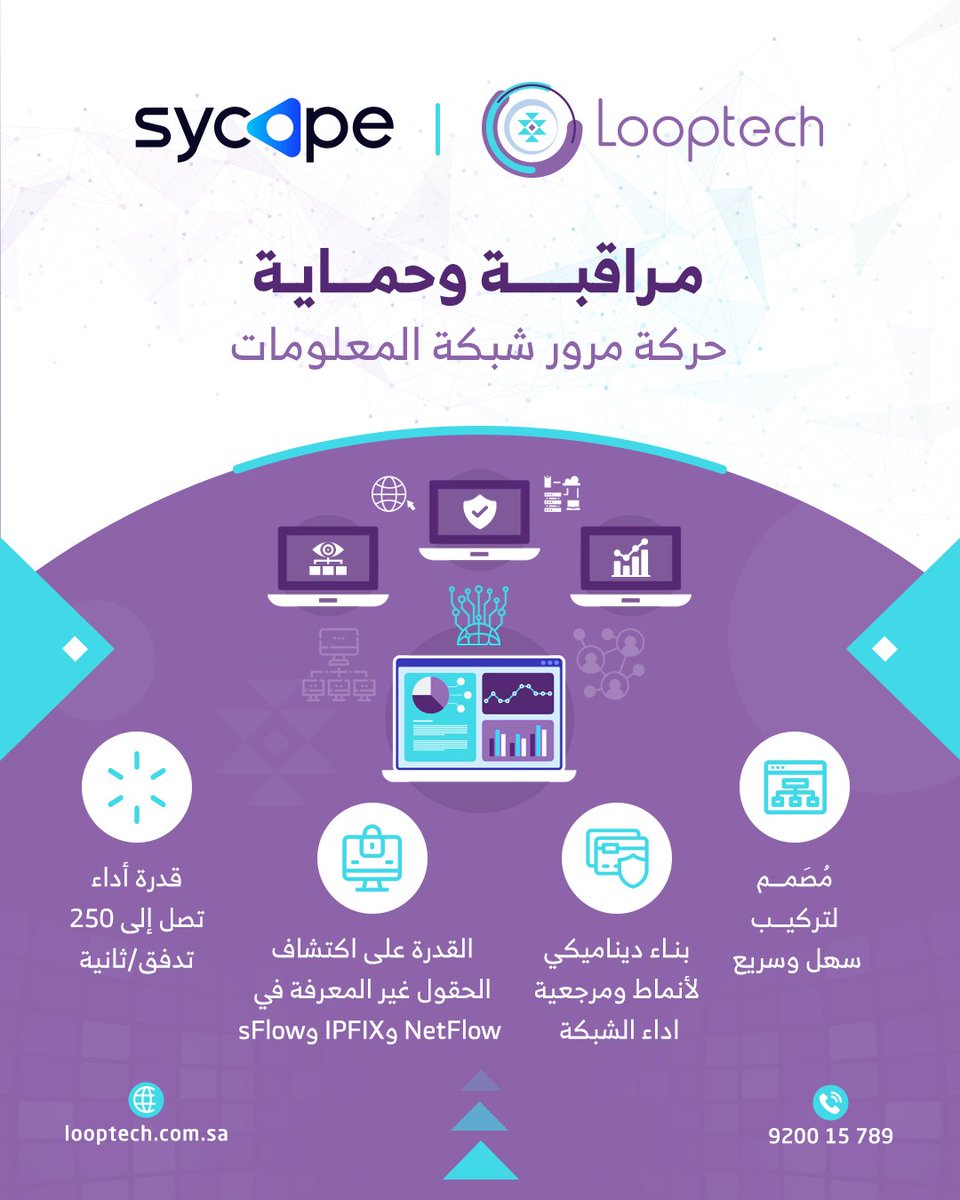 l8ptech's tweet image. امتلك التحكم الكامل في أمان شبكتك مع  @Sycope 
✅ الرؤية
✅ الأمان
✅ الأداء

تحدث إلى خبرائنا الآن :
💬 واتساب: zurl.co/L3ic7

#cybersecurity #Looptech #network #vision2030