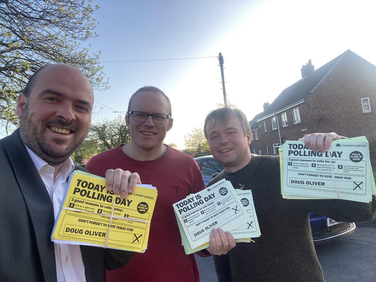RicHolden's tweet image. Helping out my friend &amp;amp; @conservatives candidate Doug in #Lanchester &amp;amp; #Burnhope this morning

🗳️ if you’ve got council &amp;amp;/or mayoral elections today, vote for better services, lower average council tax, #VoteConservative 🗳️
