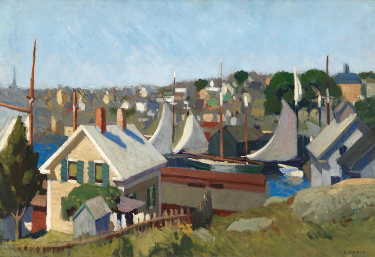 Gloucester Harbor, 1912 by Edward Hopper