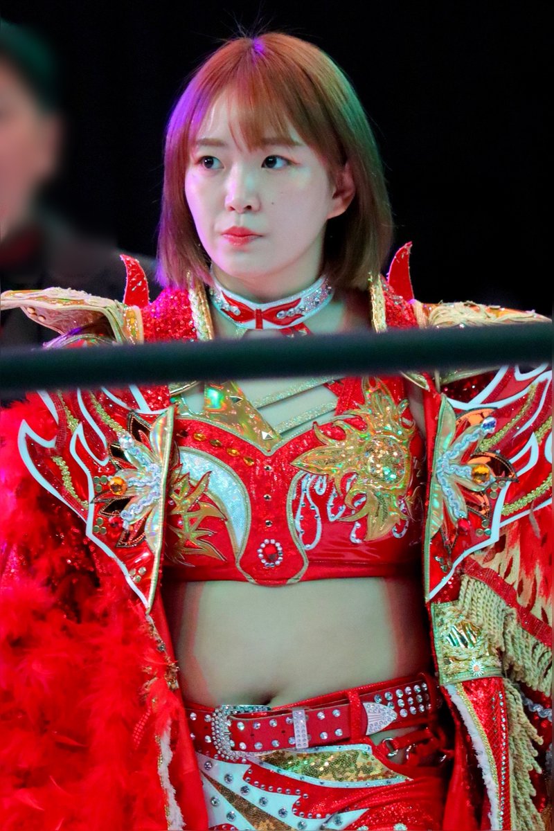 Nobutake33's tweet image. 2025.4.29 後楽園ホール
Sareee選手リングイン🌞
#SATOMURAfinal  
#Sareee
#SENJO