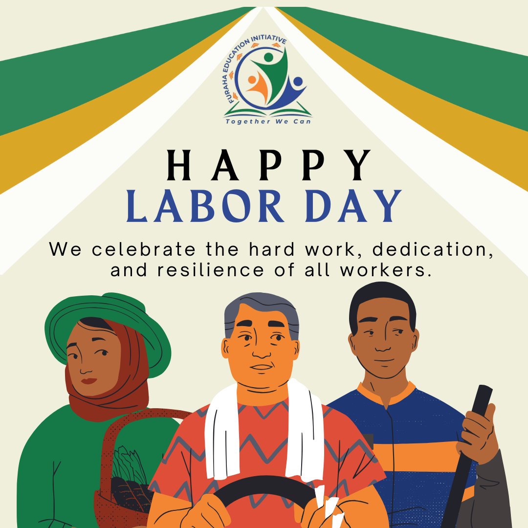 Happy Labour Day to all the workers.
We celebrate your hard work,  dedication, and resilience.
