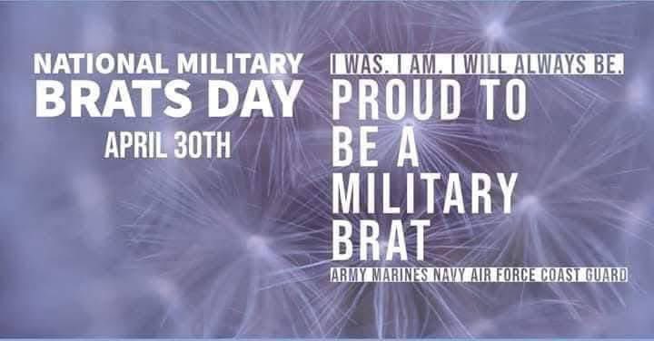 Proud to be a #militarybrat